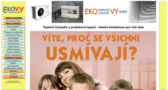 Desktop Screenshot of ekovy.cz
