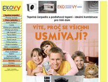 Tablet Screenshot of ekovy.cz